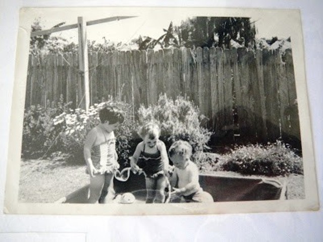 Our wading pool, around 1963-64.