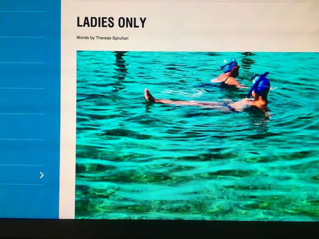 Ladies Only story on McIver's Ladies Baths Coogee by Therese Spruhan at The Pool exhibition, NGV Melbourne. 
