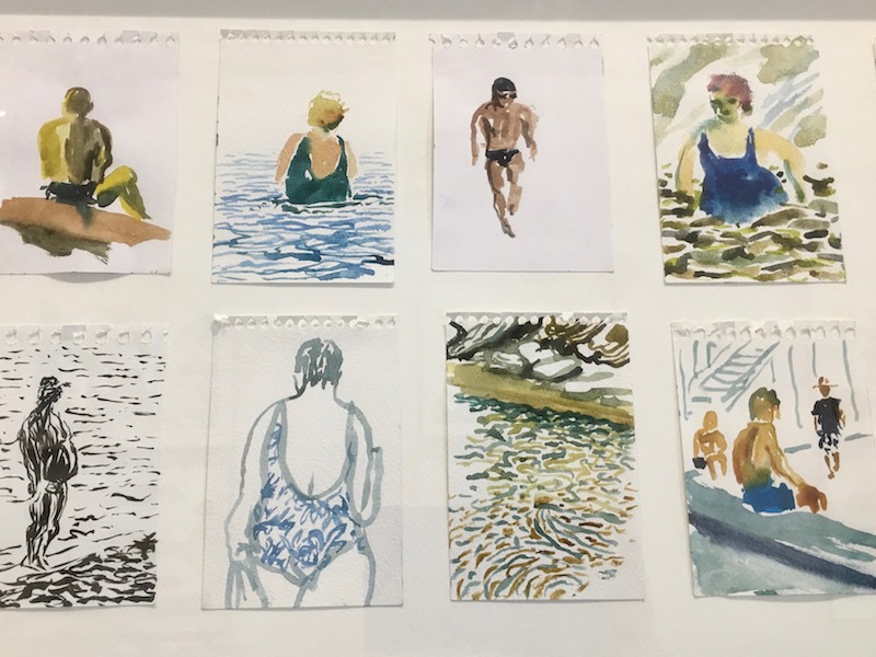 Drawings by Matthew Martin, exhibited at the Shapiro Gallery Woollahra, December 2018